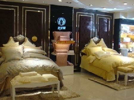 黛富妮家纺广东汕尾60平米专柜隆重开业